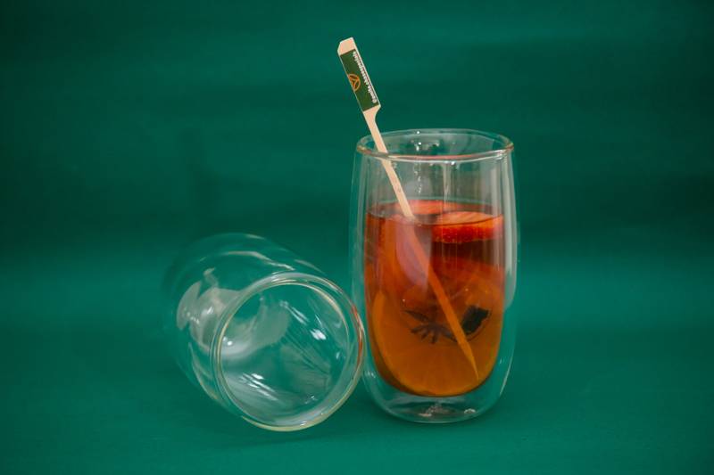 Copos de Vidro Duplo 350ml