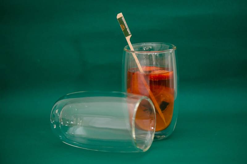 Copos de Vidro Duplo 350ml 1