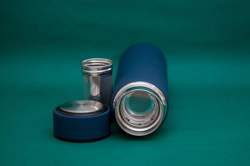 Garrafa Termica de Inox com Infusor 2 EM 1 500ml - AZUL 2