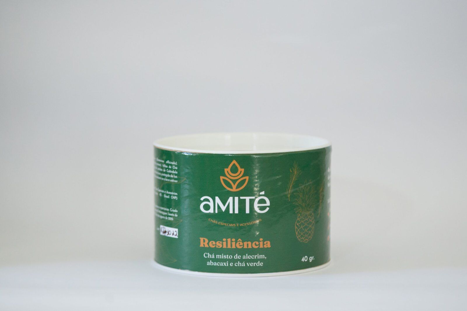 Pote com tampa Blend Resiliência