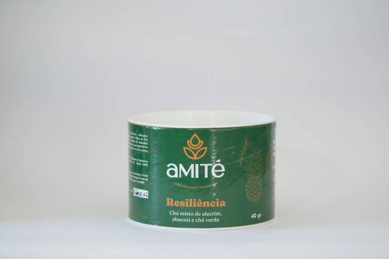 Pote com tampa Blend Resiliência