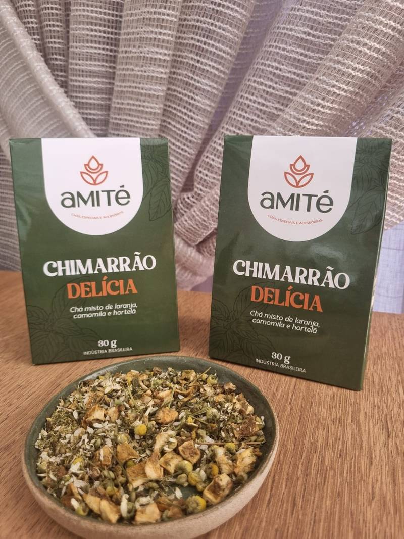 Chimarrão delícia é composto por Camomila, Erva Doce e Hortelã.